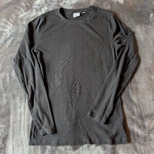 Aritzia TNA HomeStretch Crew Hip Longsleeve in Black